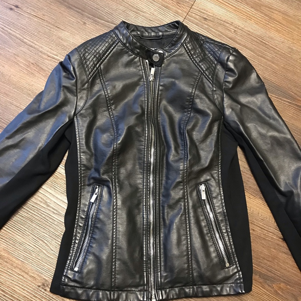 Express faux leather jacket